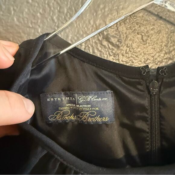 Brooks Brothers Women’s Estethia Wool Keyhole Sleeveless Pencil Dress Size 0 - Picture 4 of 7